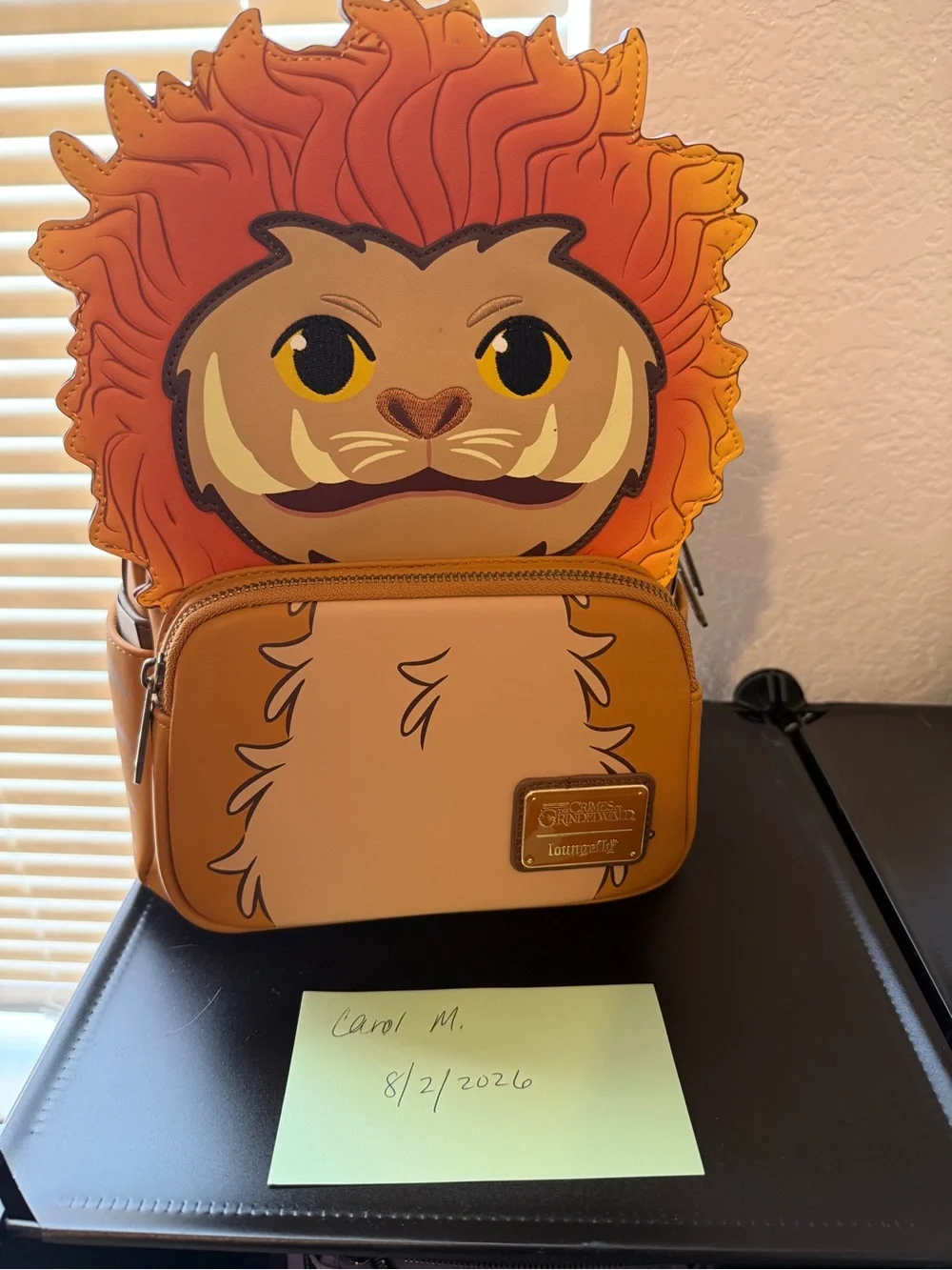Loungefly fantastic beasts ZouWou backpack.  Lights up.  NWT.